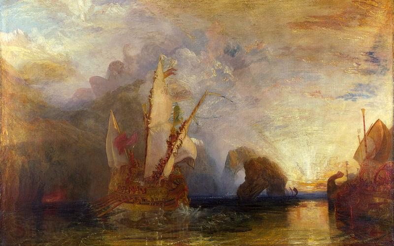 Joseph Mallord William Turner Ulysses deriding Polyphemus France oil painting art